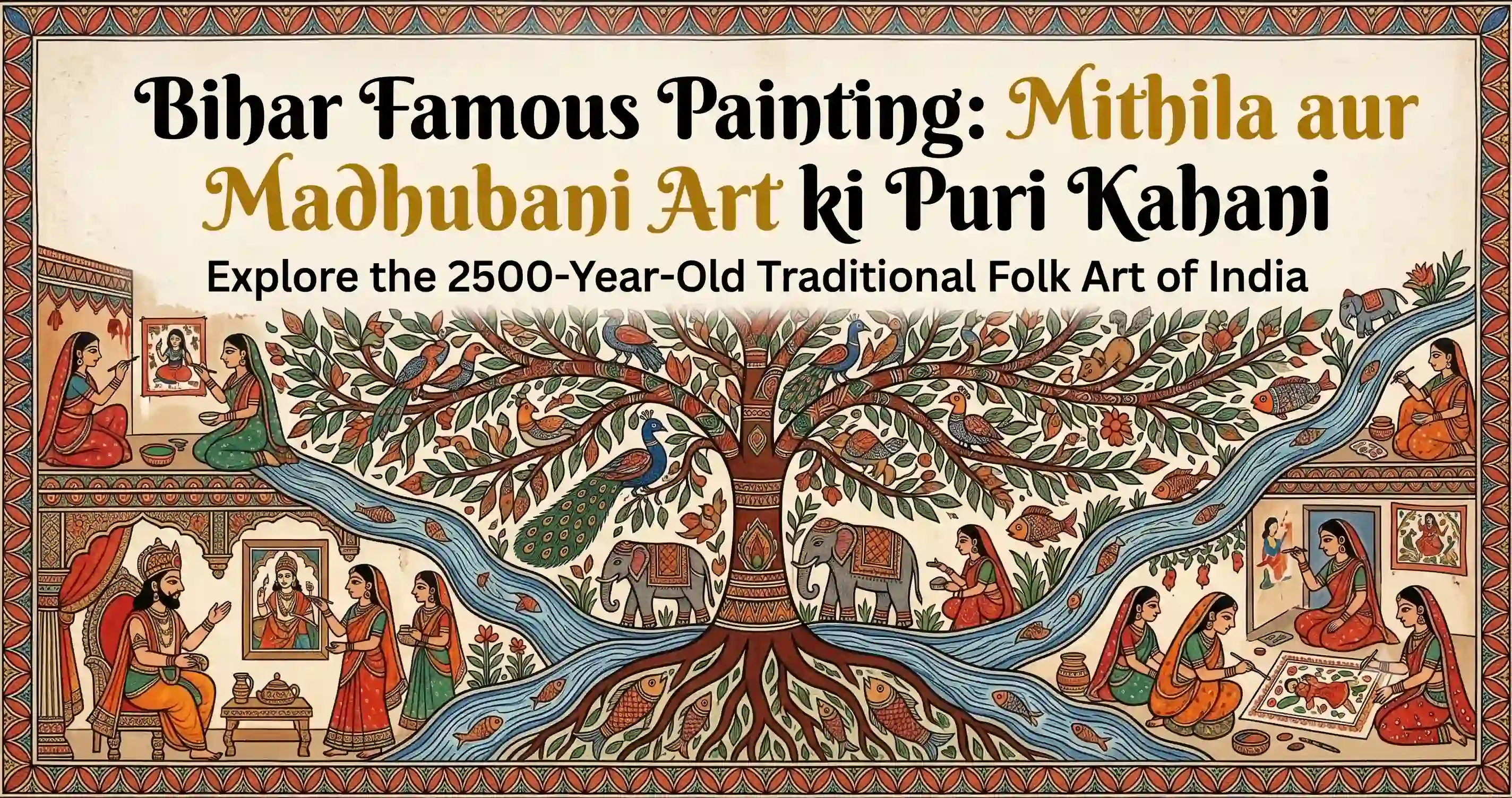 Bihar Famous Painting: Mithila aur Madhubani Art ki Puri Kahani