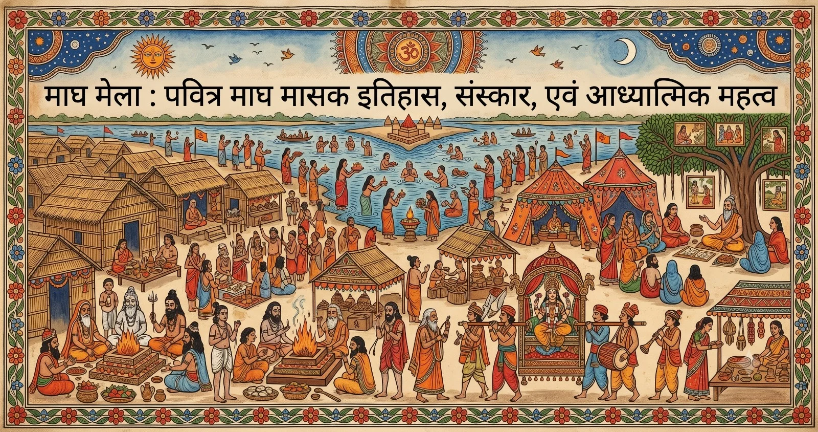 माघ मेला : पवित्र माघ मास का इतिहास, संस्कार, एवं आध्यात्मिक महत्व